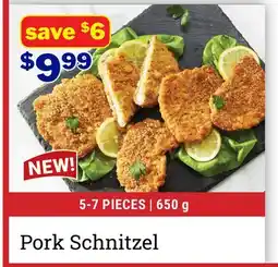 M & M Food Market Pork Schnitzel offer