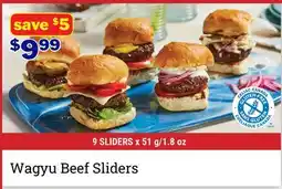 M & M Food Market Wagyu Beef Sliders offer