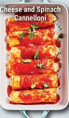 M & M Food Market Cheese and Spinach Cannelloni offer