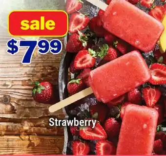 M & M Food Market Strawberry Fruit Bars offer