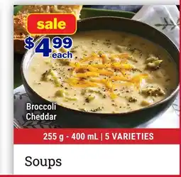 M & M Food Market Broccoli Cheddar Soups offer
