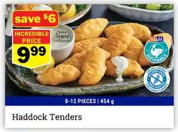 M & M Food Market Haddock Tenders offer