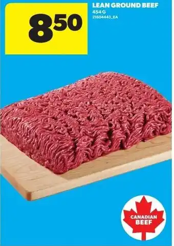 Real Canadian Superstore Lean ground beef offer