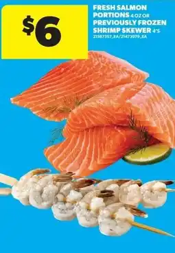 Real Canadian Superstore Fresh salmon portions offer