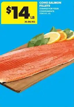 Real Canadian Superstore Coho salmon fillets offer