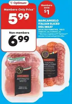 Real Canadian Superstore Marcangelo italian sliced deli meat offer