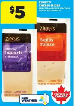 Real Canadian Superstore Ziggy's cheese slices offer