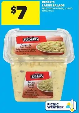 Real Canadian Superstore Reser's large salads offer