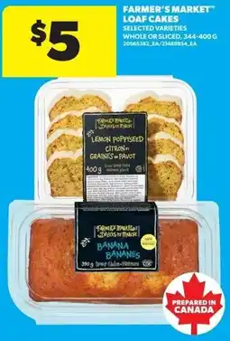 Real Canadian Superstore Farmer's market loaf cakes offer