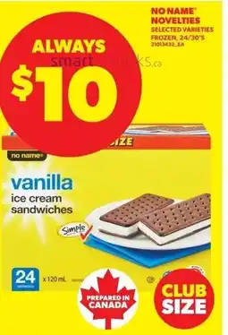 Real Canadian Superstore No name novelties offer