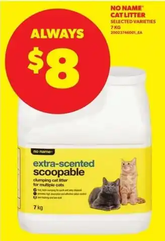 Real Canadian Superstore No name cat litter offer