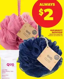 Real Canadian Superstore Quo beauty bath pouf offer