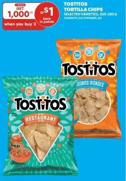 Real Canadian Superstore Tostitos tortilla chips offer