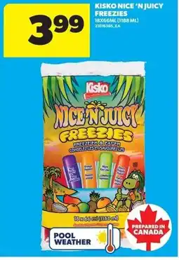 Real Canadian Superstore Kisko nice 'n juicy freezies offer