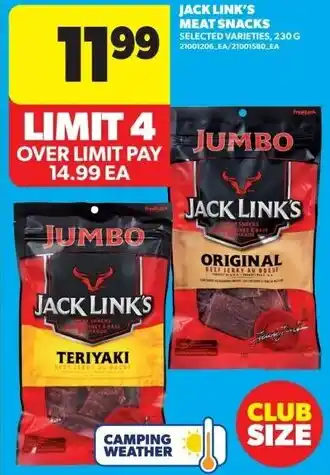 Real Canadian Superstore Jack link's meat snacks offer
