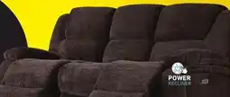Leon's Maxwell Power Reclining Sofa - Brown offer