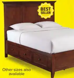 Leon's San Mateo 3-Piece Queen Storage Bed - Tuscan offer