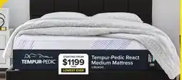 Leon's Tempur-Pedic React 2.0 Medium Twin Mattress 10 inches offer