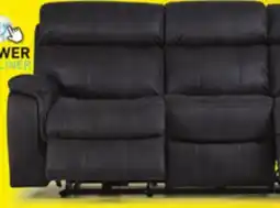 Leon's Haven Dual Power Reclining Sofa - Grey offer