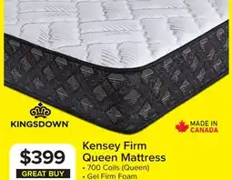 Leon's Kingsdown - Kensey Firm Queen Mattress offer