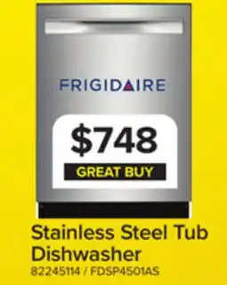 Leon's Stainless Steel Tub Dishwasher offer