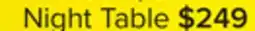 Leon's Orlando Night Table - Grey offer