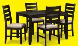 Leon's Hartford 5-Piece Dining Set - Dark Brown offer