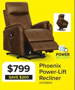 Leon's Phoenix Power-Lift Recliner offer