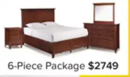 Leon's San Mateo 6-Piece Queen Storage Bedroom Package - Tuscan offer