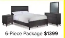 Leon's Miller 6-Piece Queen Storage Bedroom Package - Grey offer