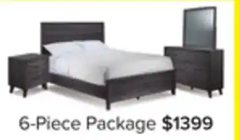 Leon's Miller 6-Piece Queen Storage Bedroom Package - Grey offer
