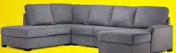 Leon's Kaylin 4-Piece Sectional with Right-Facing Chaise - Grey offer