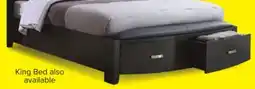 Leon's Cinema 3-Piece Queen Storage Bed - Charcoal offer