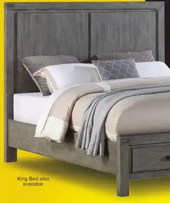 Leon's Copeland 3-Piece Queen Storage Bed - Wire-Brushed Grey offer