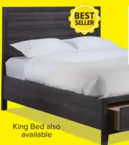 Leon's Miller 3-Piece Queen Storage Bed - Grey offer