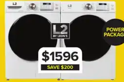Leon's L2 White Front Load Washer (5.2 Cu. Ft) & White Electric Dryer (8.0 Cu. Ft) - LF52N3AWW/LE52N3AWW offer