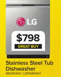 Leon's Stainless Steel Tub Dishwasher offer