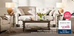 La Z Boy Laurel Fabric Stationary Sofa offer