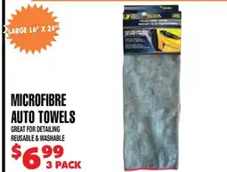 Len's Mill Stores MICROFIBRE AUTO TOWELS offer