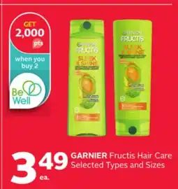 Rexall GARNIER Fructis Hair Care offer