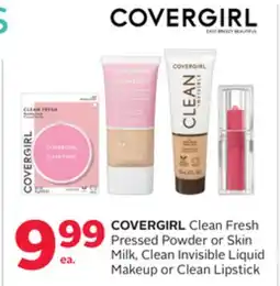 Rexall COVERGIRL Clean Fresh Pressed Powder or Skin Milk, Clean Invisible Liquid Makeup or Clean Lipstick offer