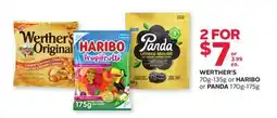 Rexall WERTHER'S 70g-135g or HARIBO or PANDA 170g-175g offer