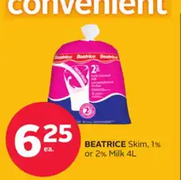 Rexall BEATRICE Skim, 1% or 2% Milk offer