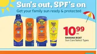 Rexall BANANA BOAT Sun Care offer