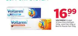 Rexall VOLTAREN Emulgel 12 Hour Extra Strength 100g, Joint Pain 120g or Back & Muscle Pain 150g offer