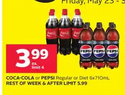 Rexall COCA-COLA or PEPSI offer