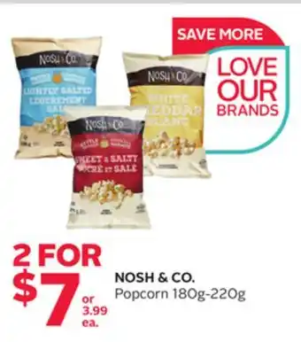 Rexall NOSH & CO. Popcorn offer