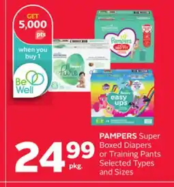 Rexall PAMPERS Super Boxed Diapers or Training Pants offer