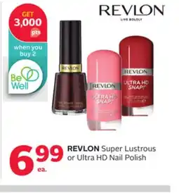 Rexall REVLON Super Lustrous or Ultra HD Nail Polish offer