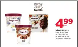 Rexall HÄAGEN-DAZS Ice Cream Tubs 400mL-450mL or Bars 3's or 4's offer